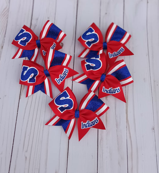 MINI  Seneca "S" Cheer Bow