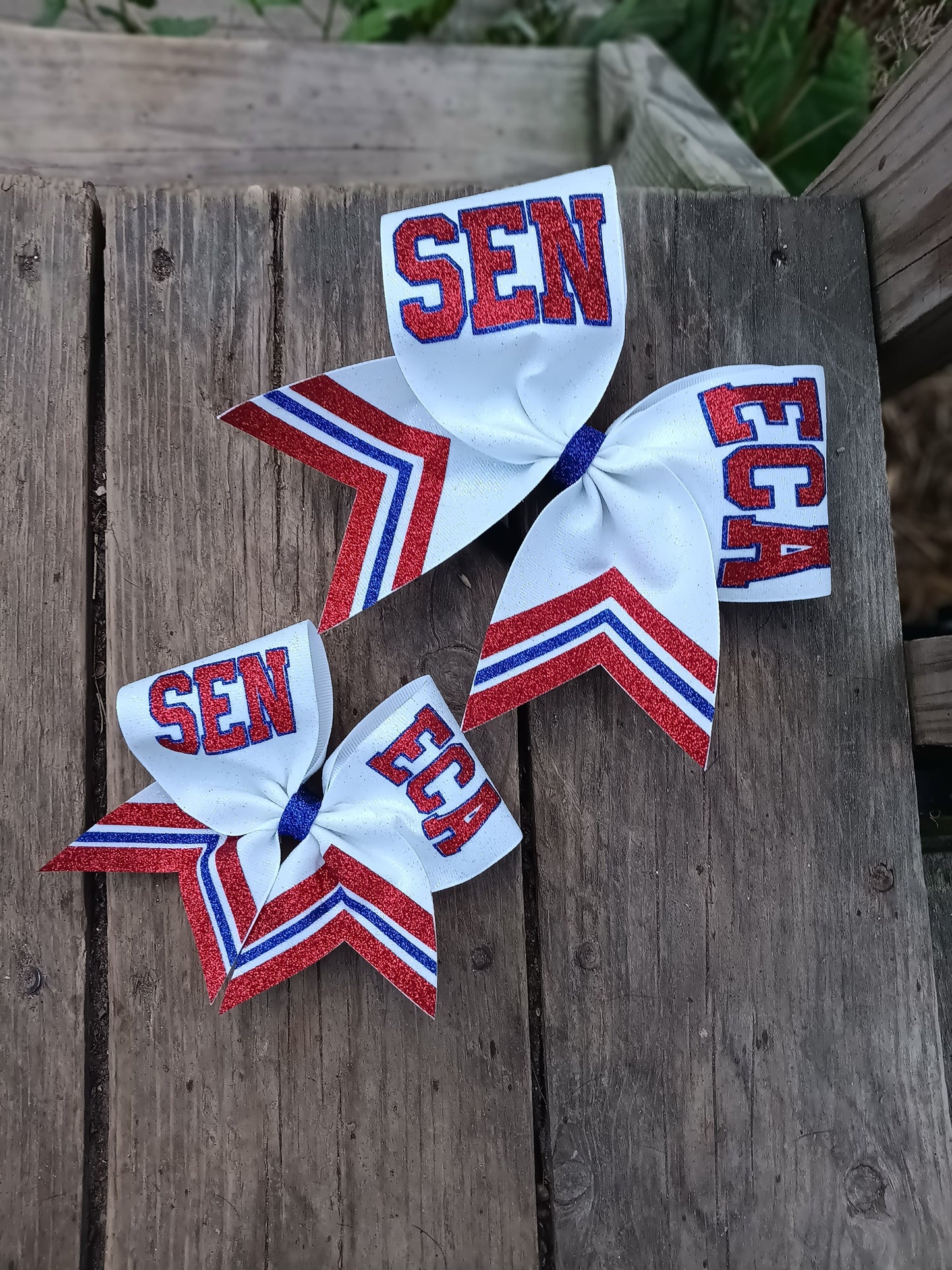 SEN ECA Cheer Bow- white