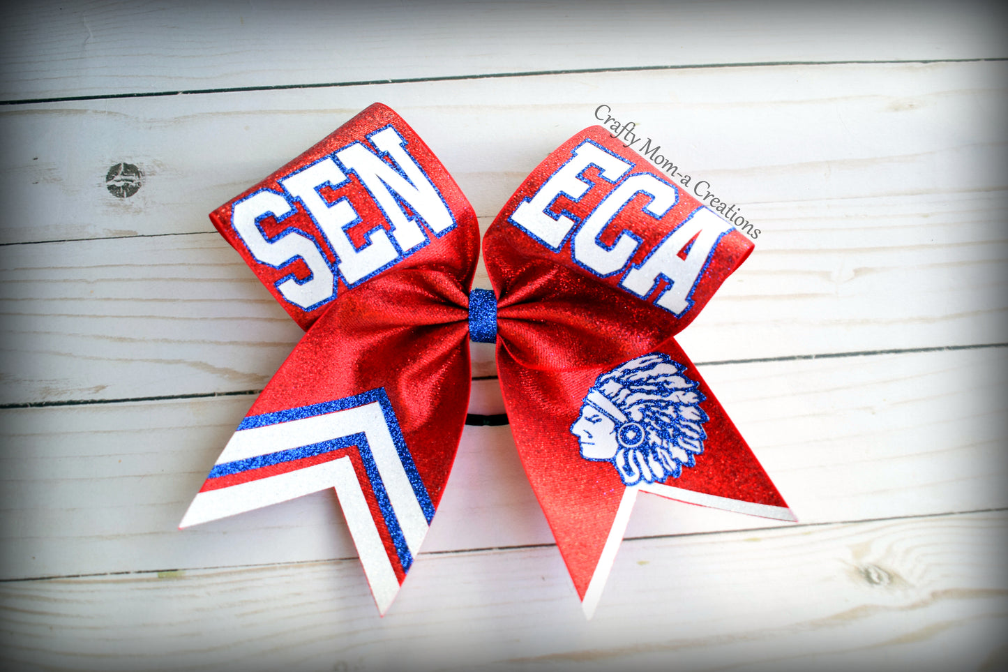 SEN ECA Cheer Bow- RED
