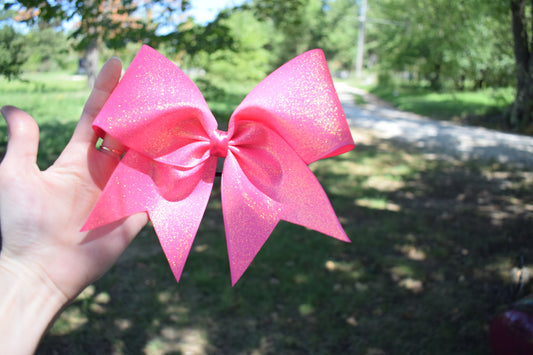 Glitter Cheer Bow  solid colors