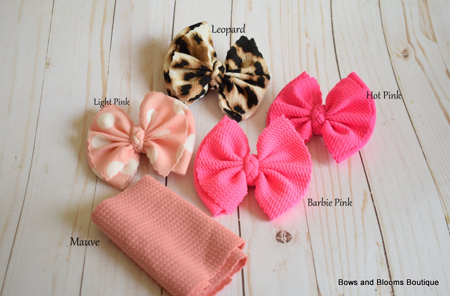 Scallop Layer Fabric Bow